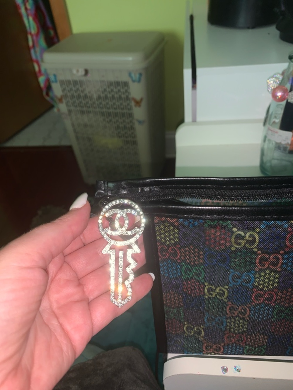 Monogram Multicolor mesh bag - Picture 5 of 6